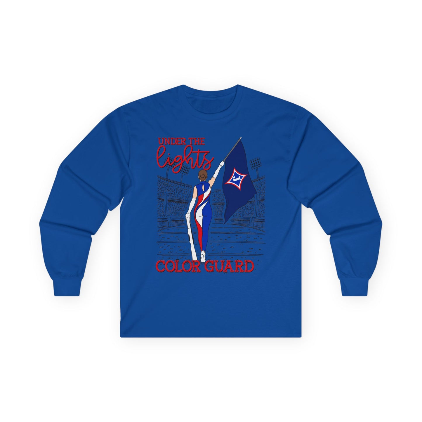Under The Lights Color Guard Long Sleeve Tee (Gildan)
