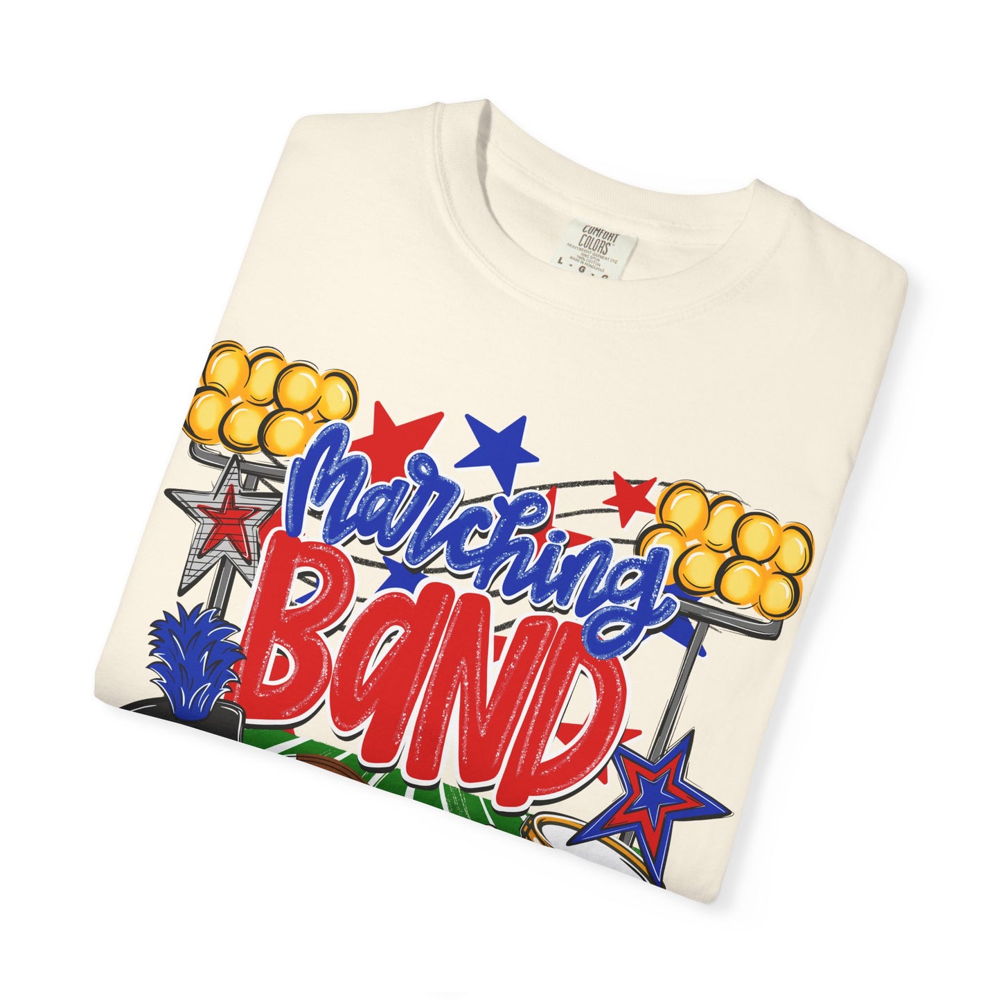 Marching Band Comfort Colors Short Sleeve Tee