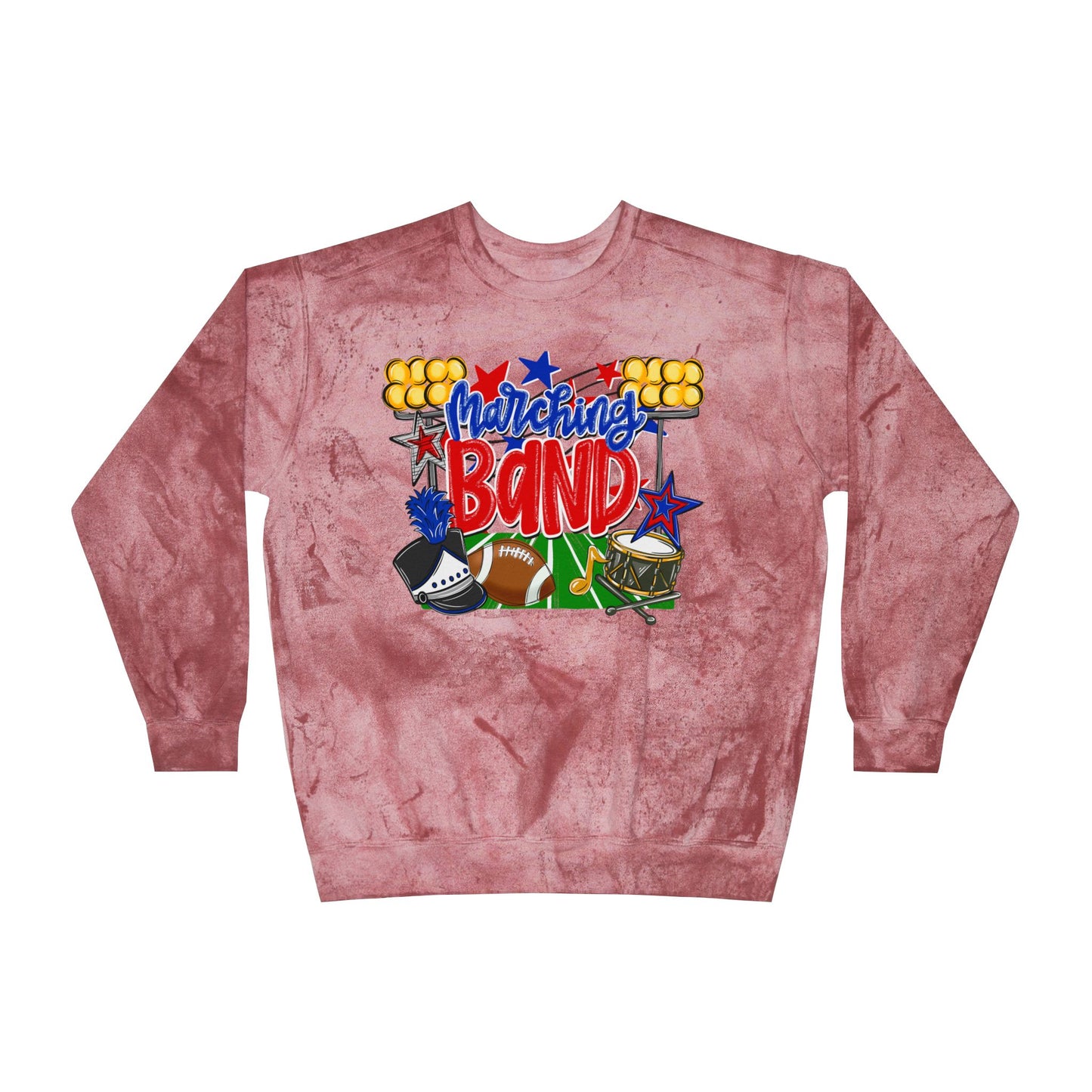 Marching Band Tie Dye Sweatshirt