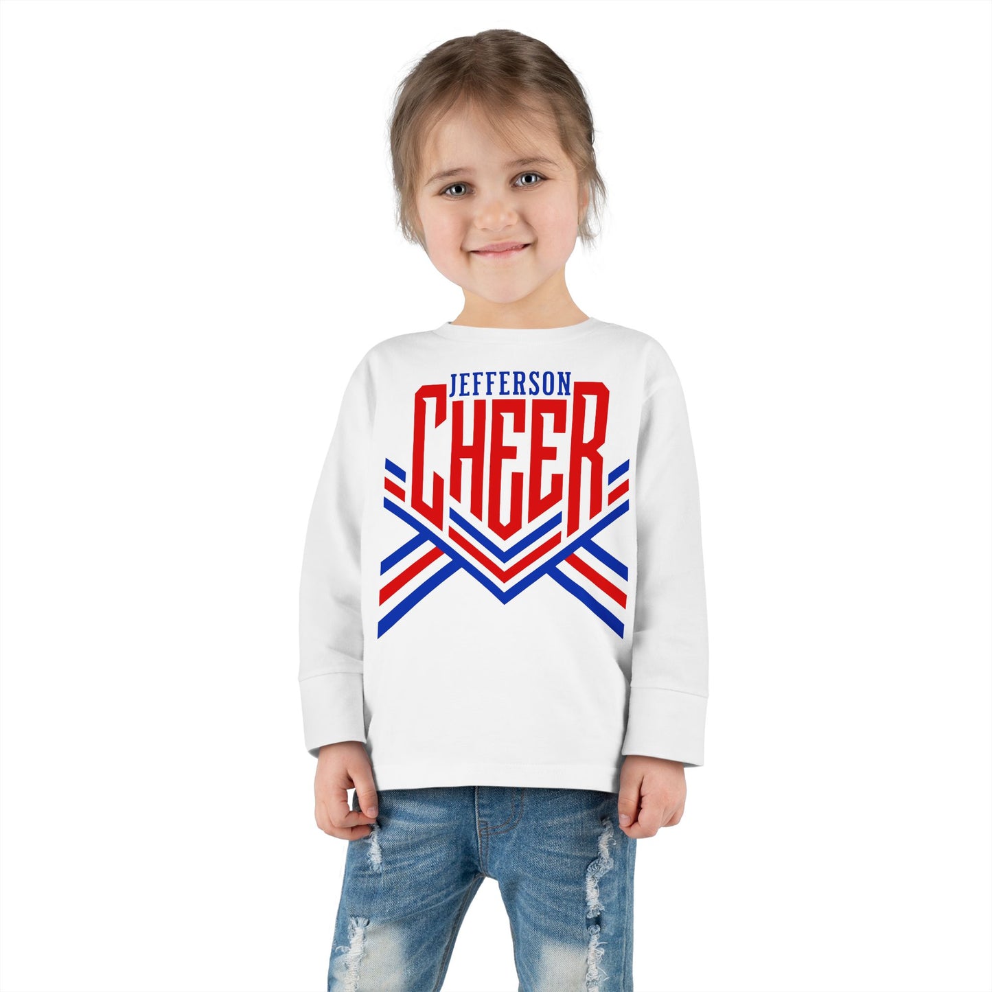 Jefferson Cheer Toddler Long Sleeve Tee