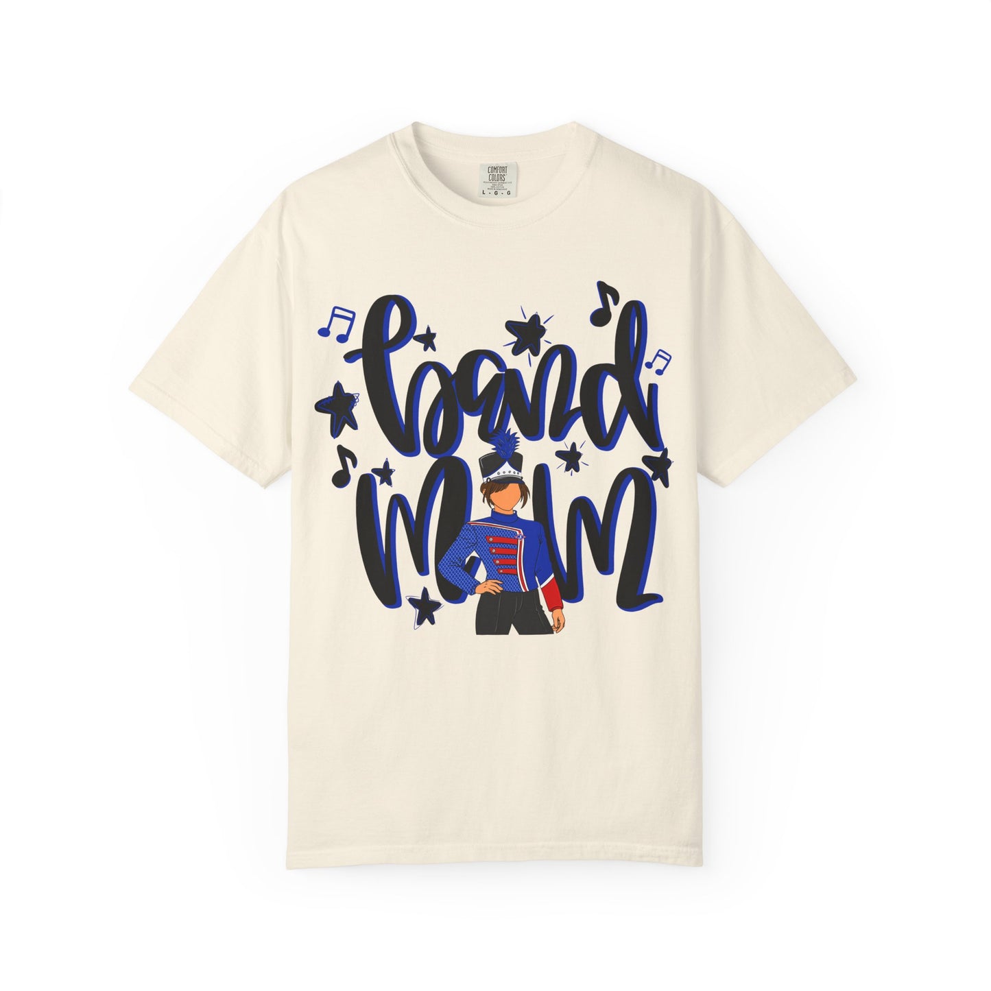 Band Mom Blue Girl Short Sleeve Tee (Comfort Colors)