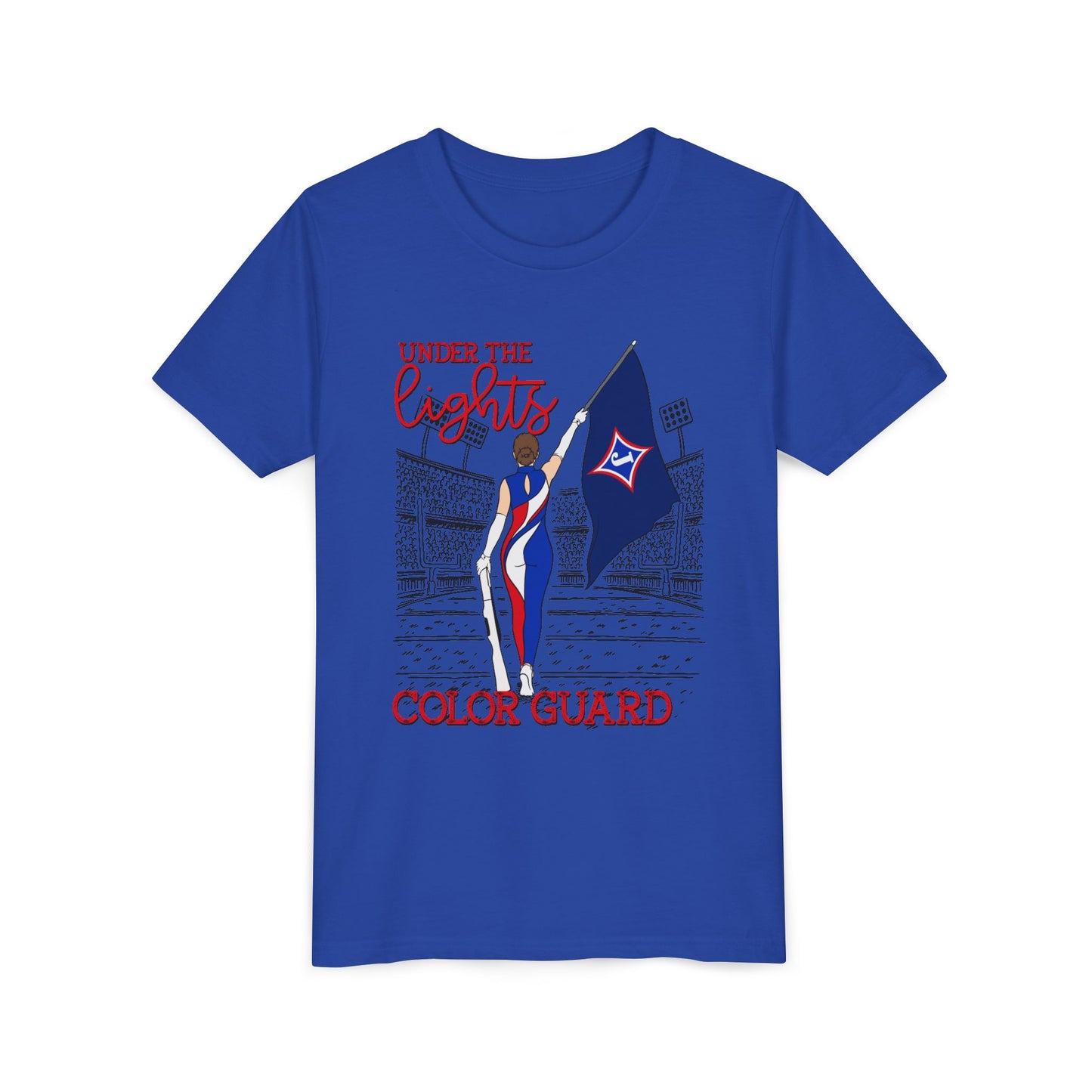 Under The Lights Color Guard Youth Short Sleeve Tee