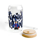 Band Mom Blue Boy Sipper Glass — 16oz Reusable Tumbler with Bamboo Lid