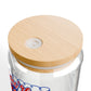 You're Gonna Hear Me Roar Sipper Glass — 16oz Reusable Tumbler with Bamboo Lid