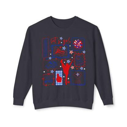 Cheer Icon Grid Sweatshirt (Comfort Colors)