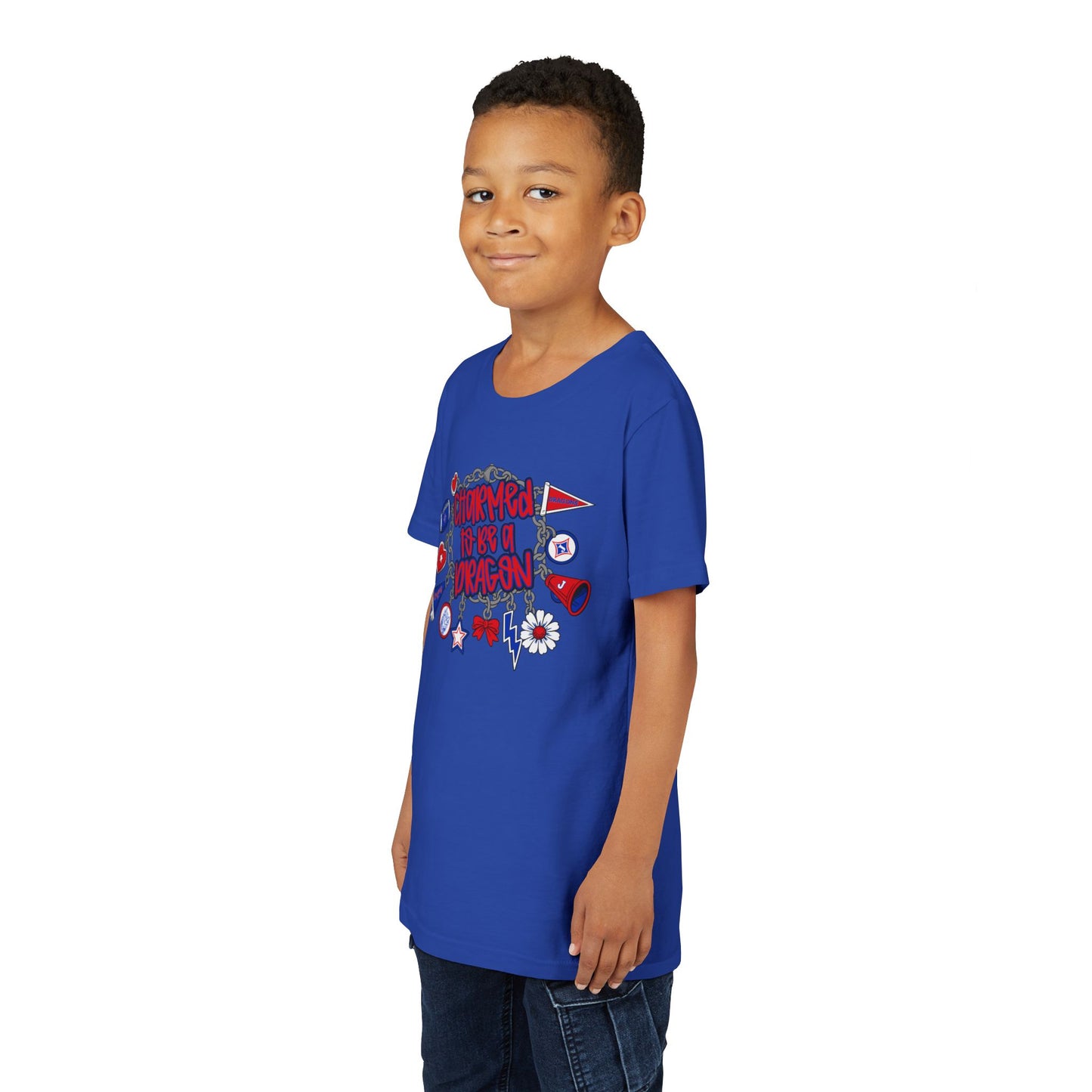 Charmed To Be A Dragon Youth Short Sleeve Tee