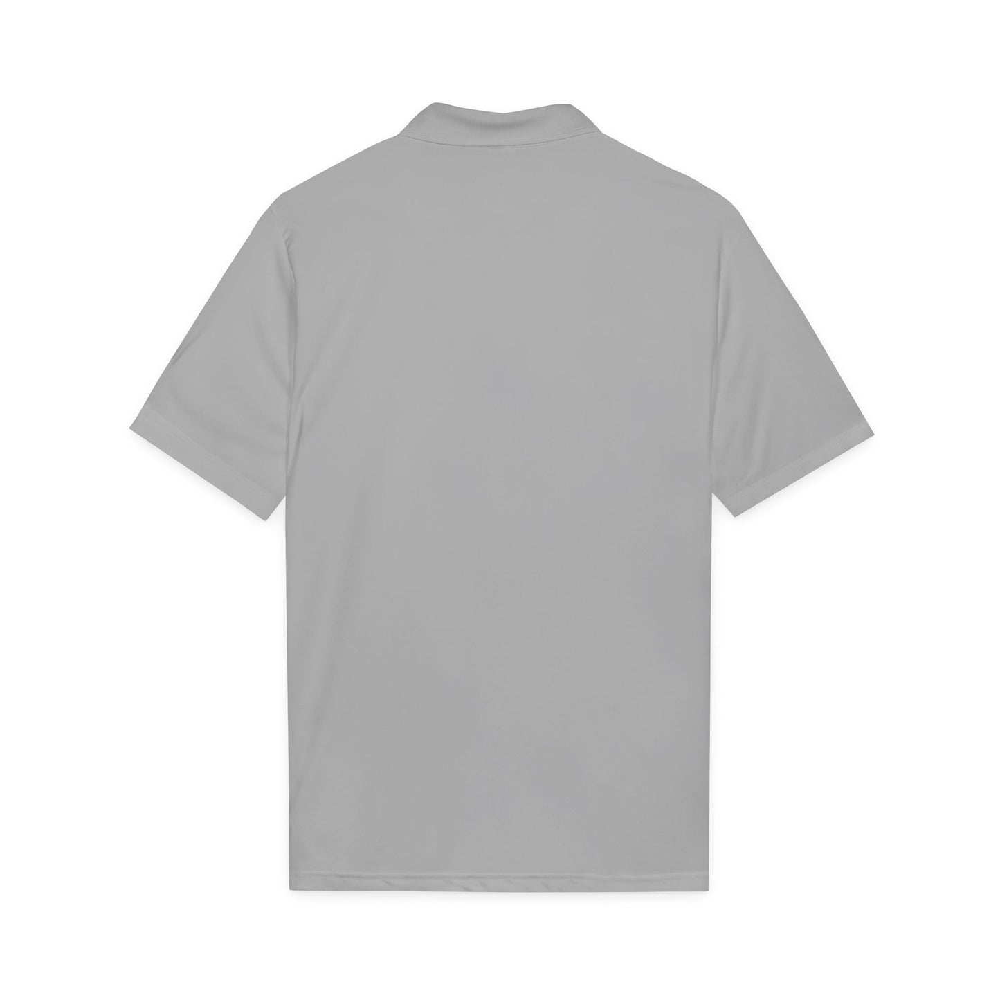 Embroidered Jefferson Diamond Shirt — Classic White Performance Golf Polo
