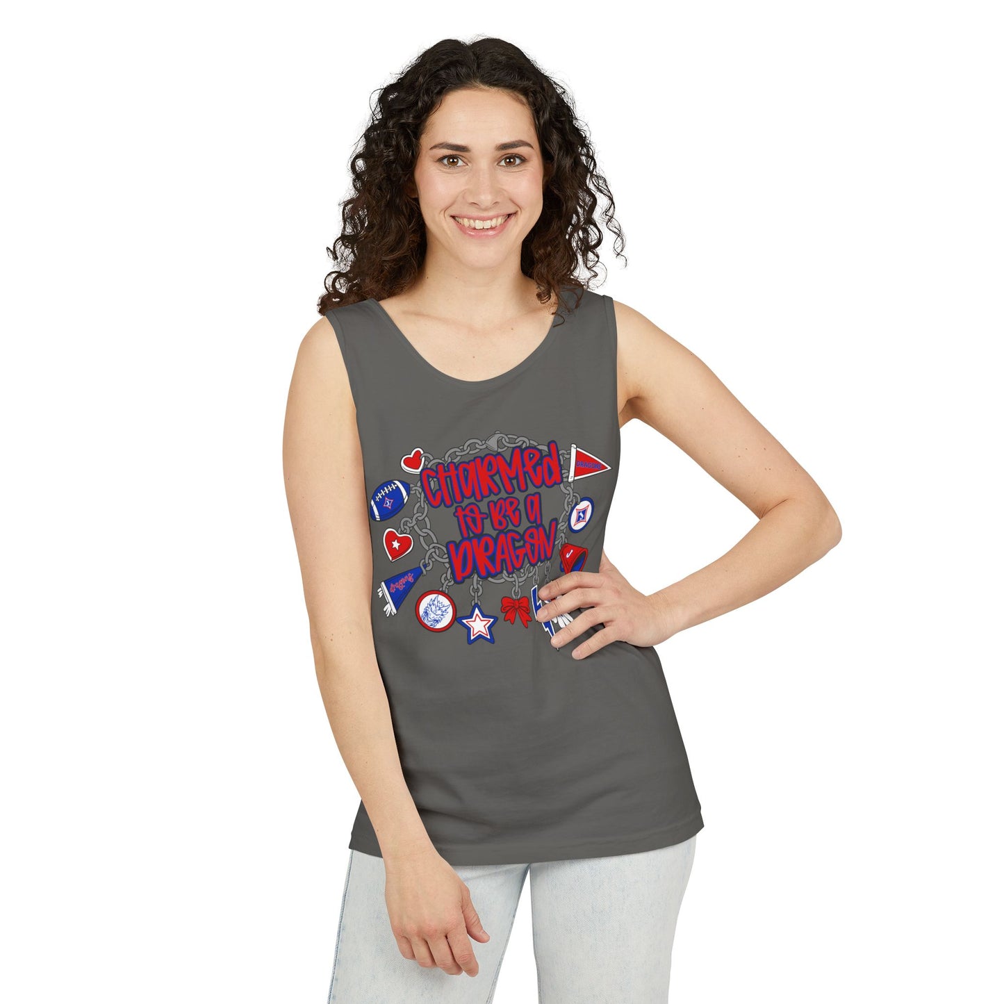 Charmed To Be A Dragon UnisexTank Top (Comfort Colors)
