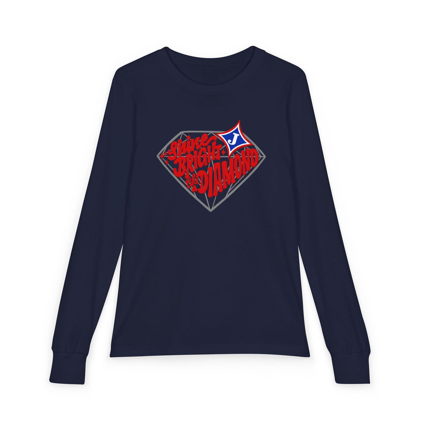 Shine Bright Like A Diamond Youth Long Sleeve Tee