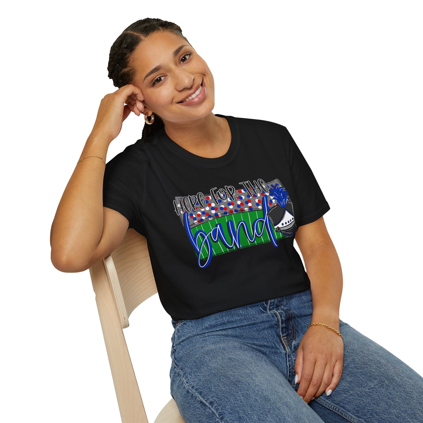 Here For The Band Short Sleeve Tee (Gildan)