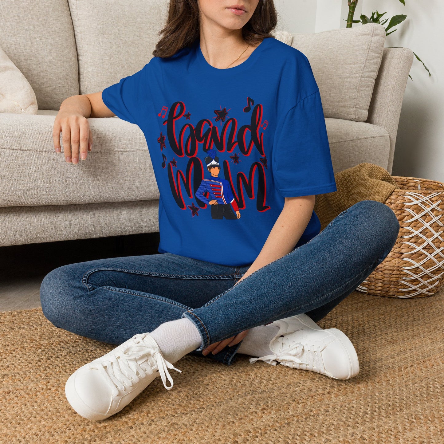 Band Mom Red Boy Short Sleeve Tee (Gildan)