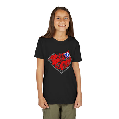 Shine Bright Like A Diamond Youth Short Sleeve Tee