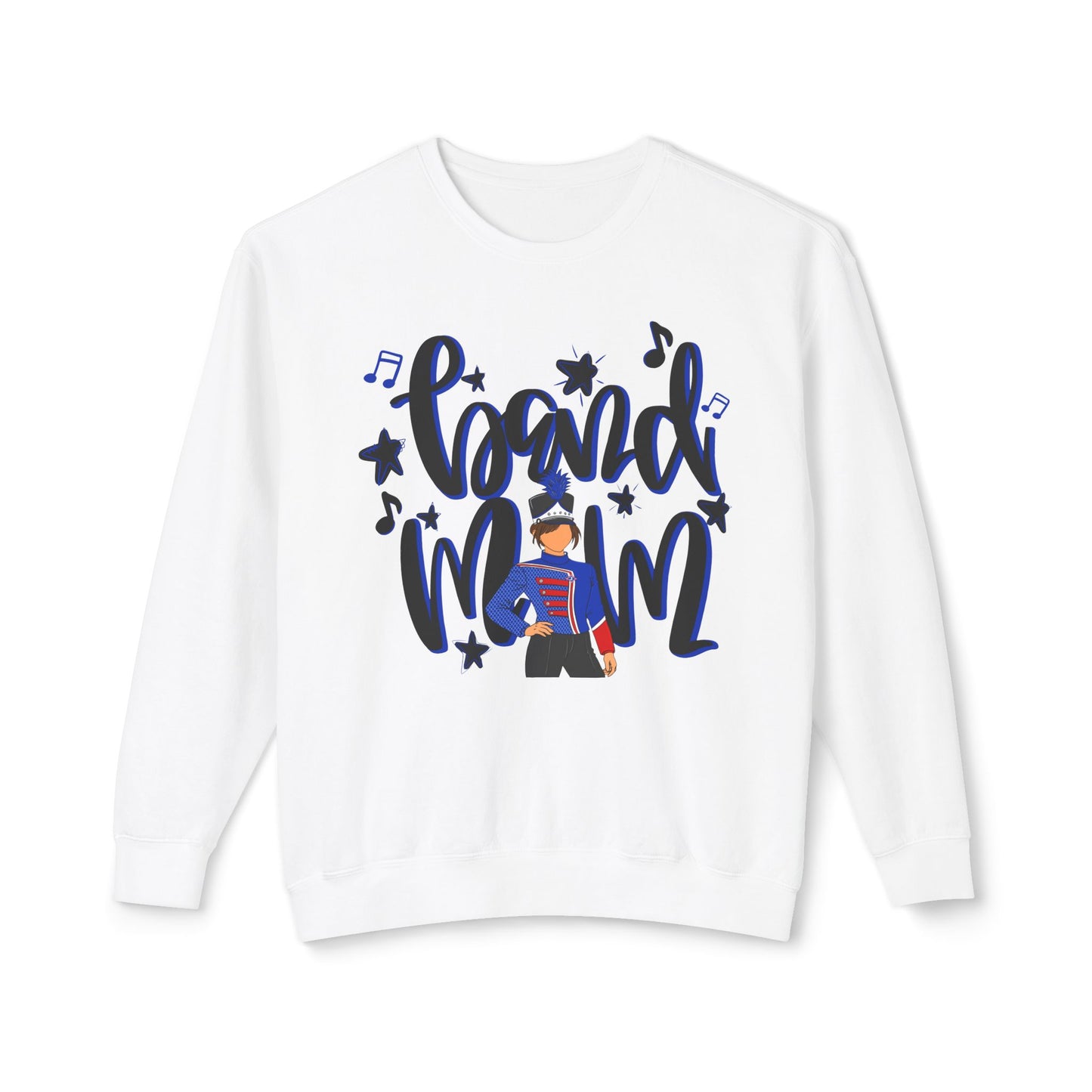 Band Mom Blue Girl Sweatshirt (Comfort Colors)