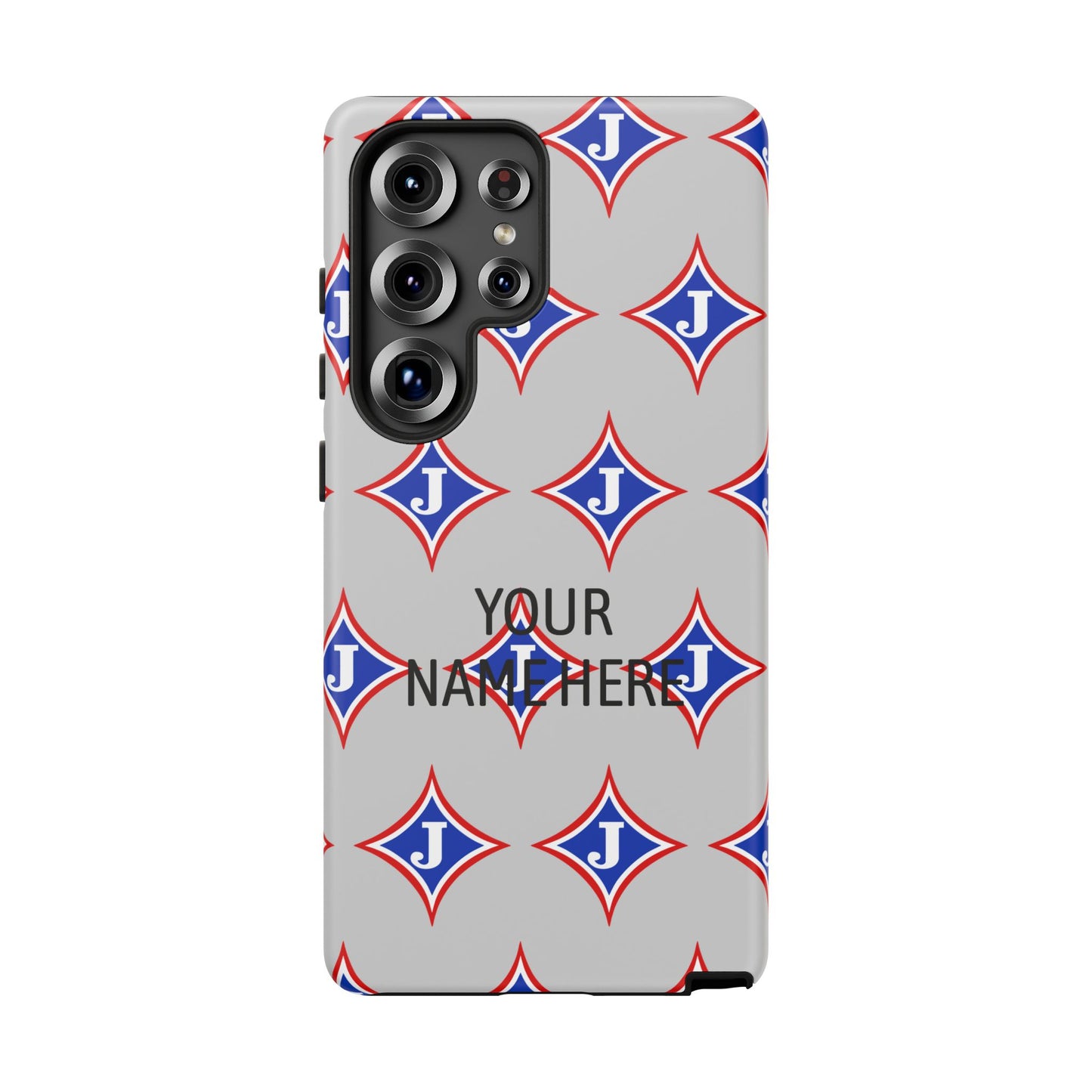 Jefferson J Diamond Personalized Tough Phone Case (Add Your Name)