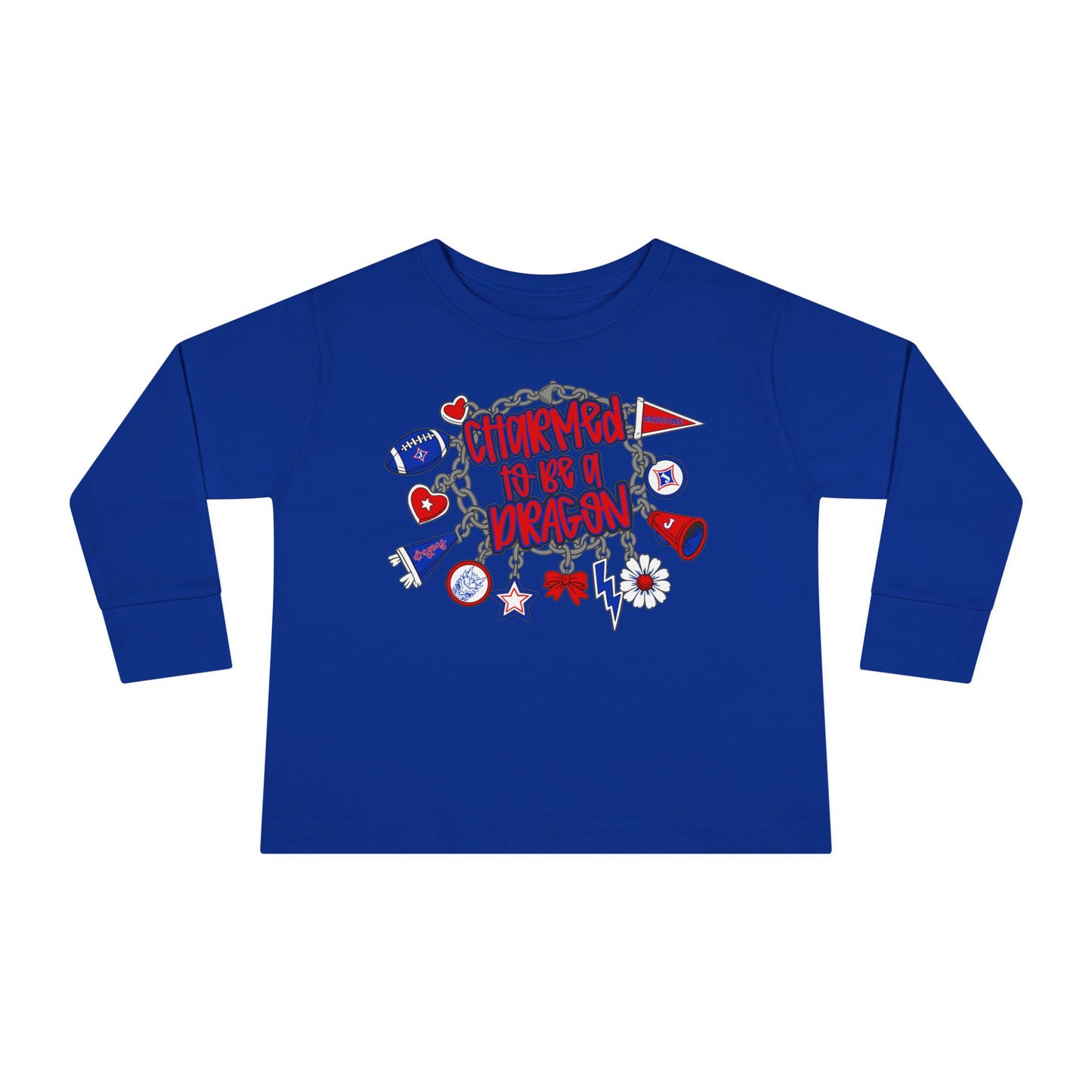Charmed To Be A Dragon Toddler Long Sleeve Tee
