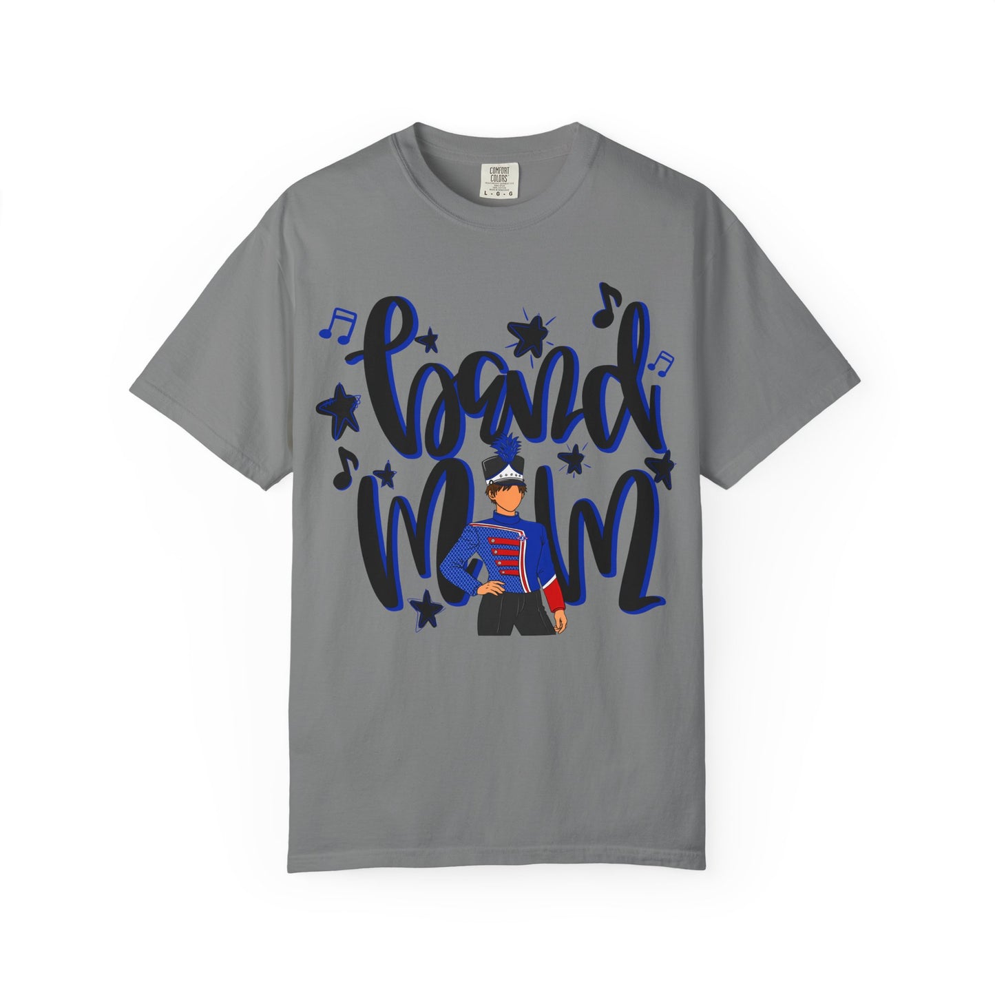 Band Mom Blue Boy Short Sleeve Tee (Comfort Colors)