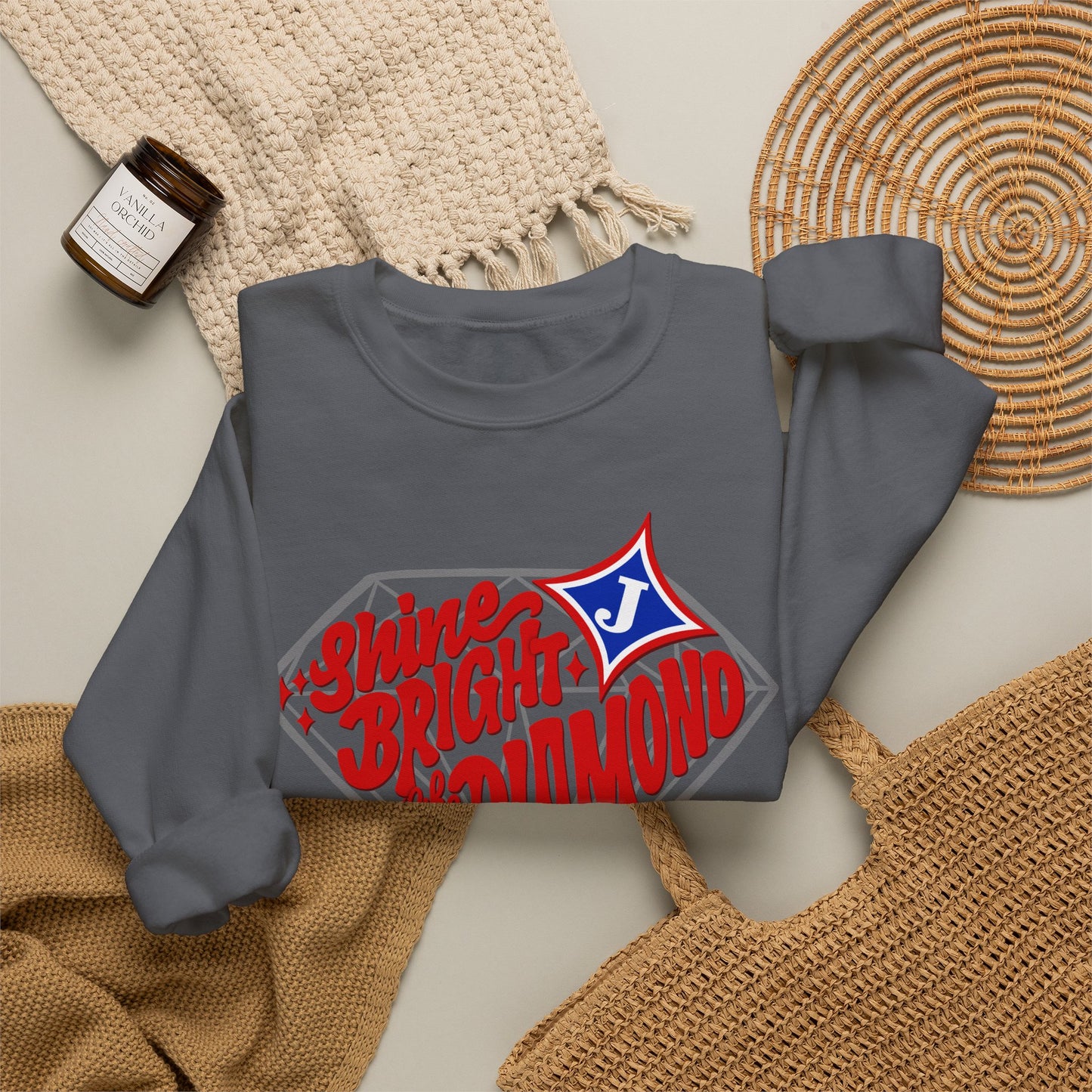 Shine Bright Like A Diamond Sweatshirt (Gildan)