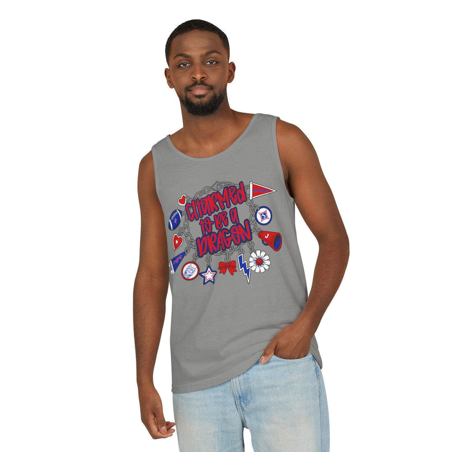 Charmed To Be A Dragon UnisexTank Top (Comfort Colors)