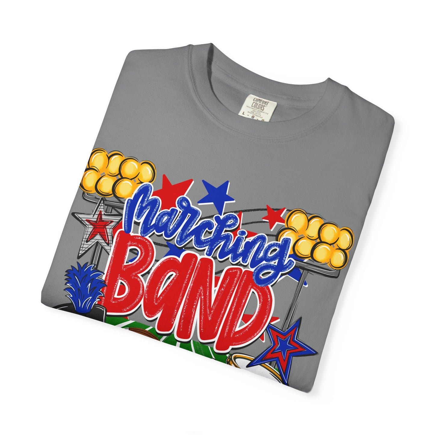 Marching Band Comfort Colors Short Sleeve Tee