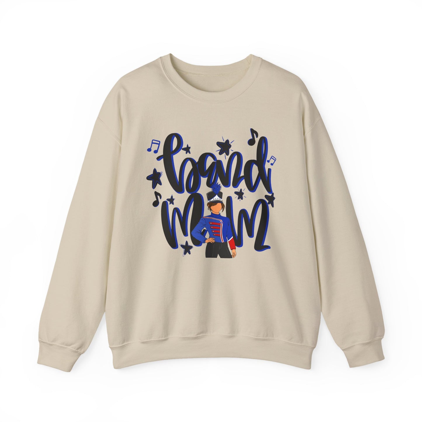 Band Mom Blue Girl Sweatshirt (Gildan)