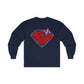 Shine Bright Like A Diamond Long Sleeve Tee (Gildan)