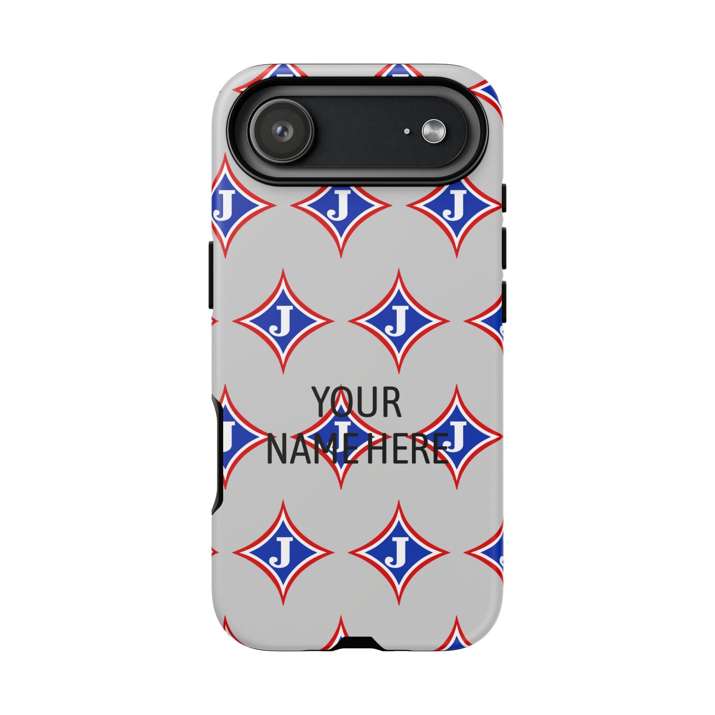 Jefferson J Diamond Personalized Tough Phone Case (Add Your Name)