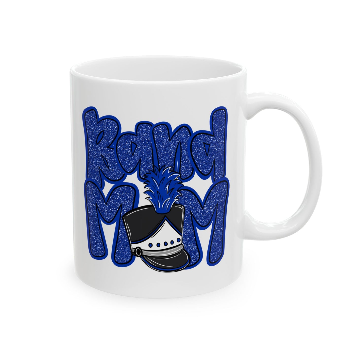 Band Mom Hat Ceramic Mug — 11oz & 15oz Coffee Cup