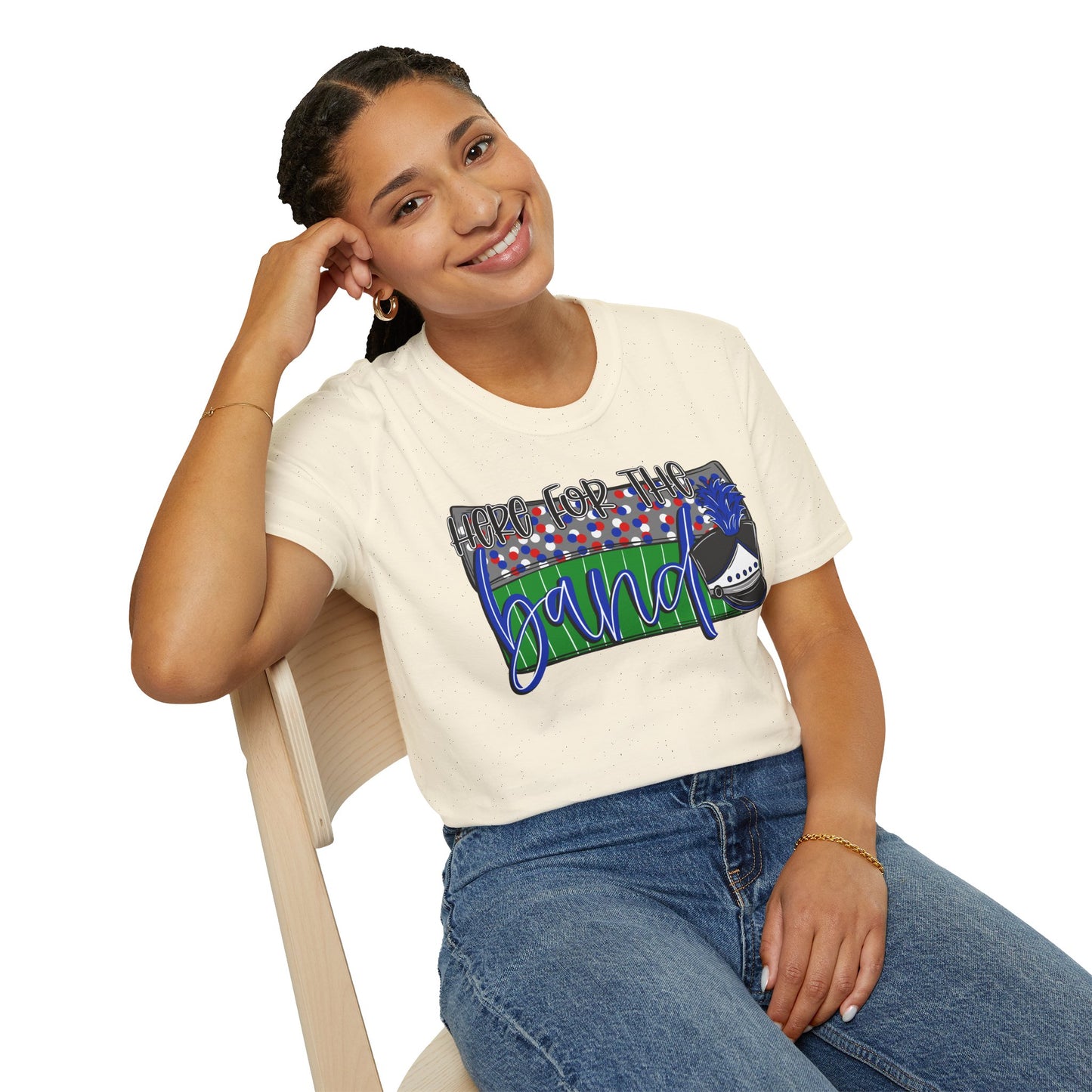 Here For The Band Short Sleeve Tee (Gildan)