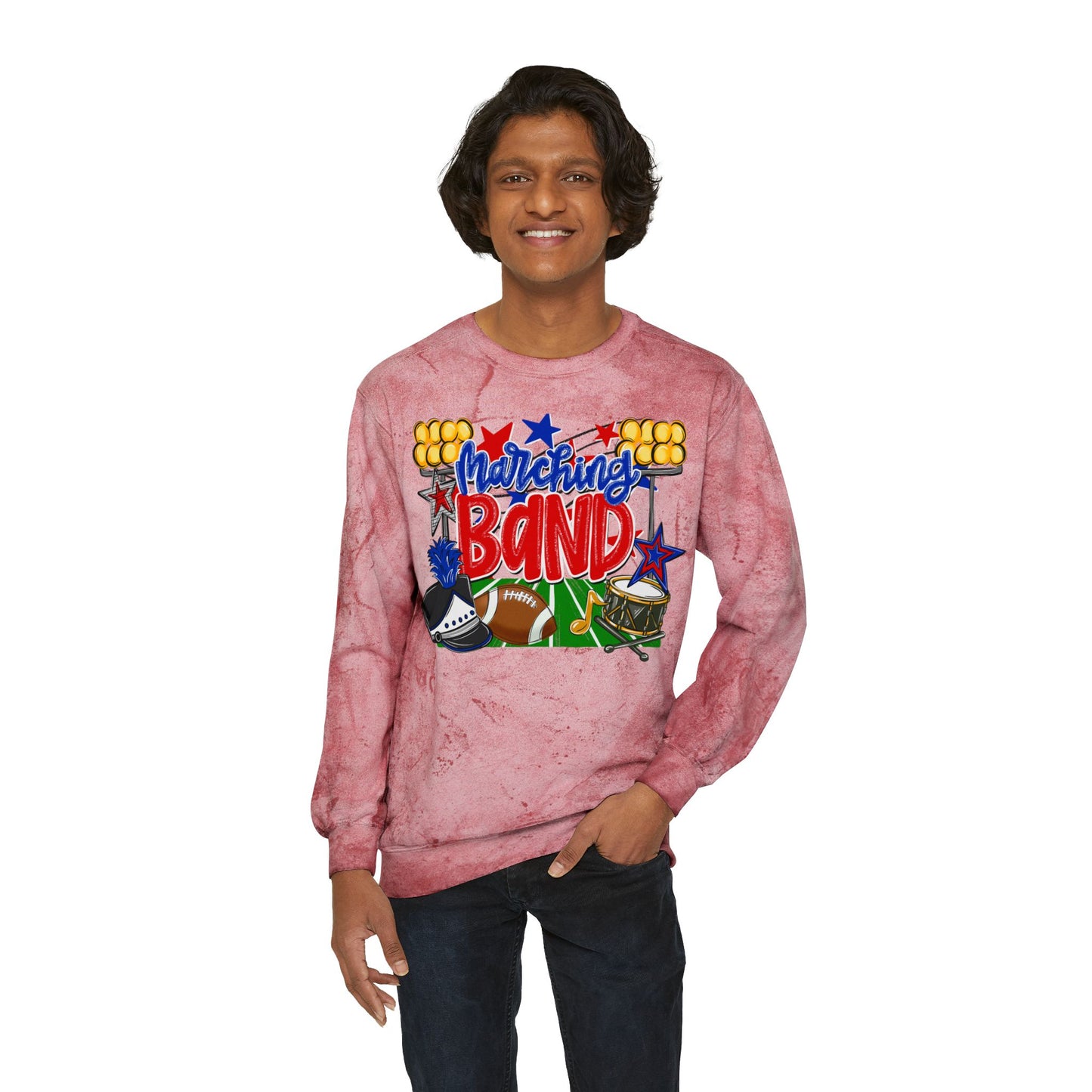 Marching Band Tie Dye Sweatshirt