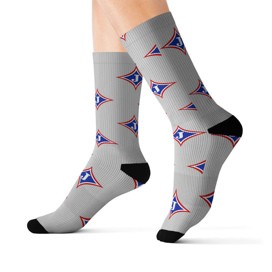 Jefferson J Diamond Crew Socks