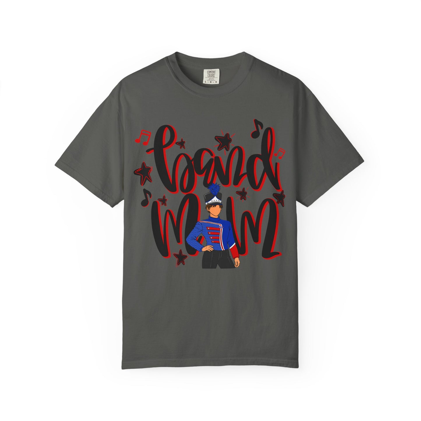 Band Mom Red Boy Short Sleeve Tee (Comfort Colors)