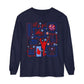 Cheer Icon Grid Long Sleeve Tee (Comfort Colors)