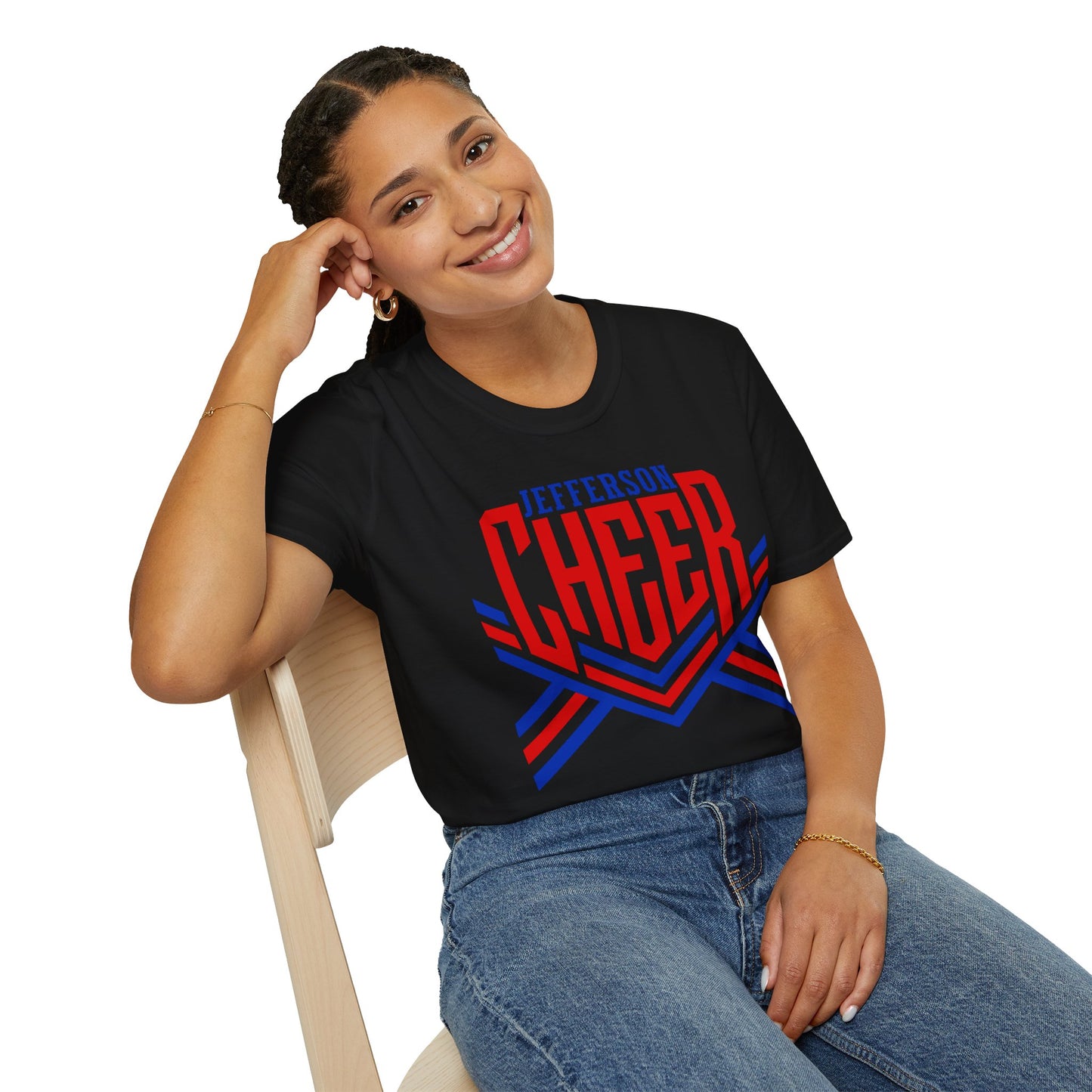 Jefferson Cheer Short Sleeve Tee (Gildan)