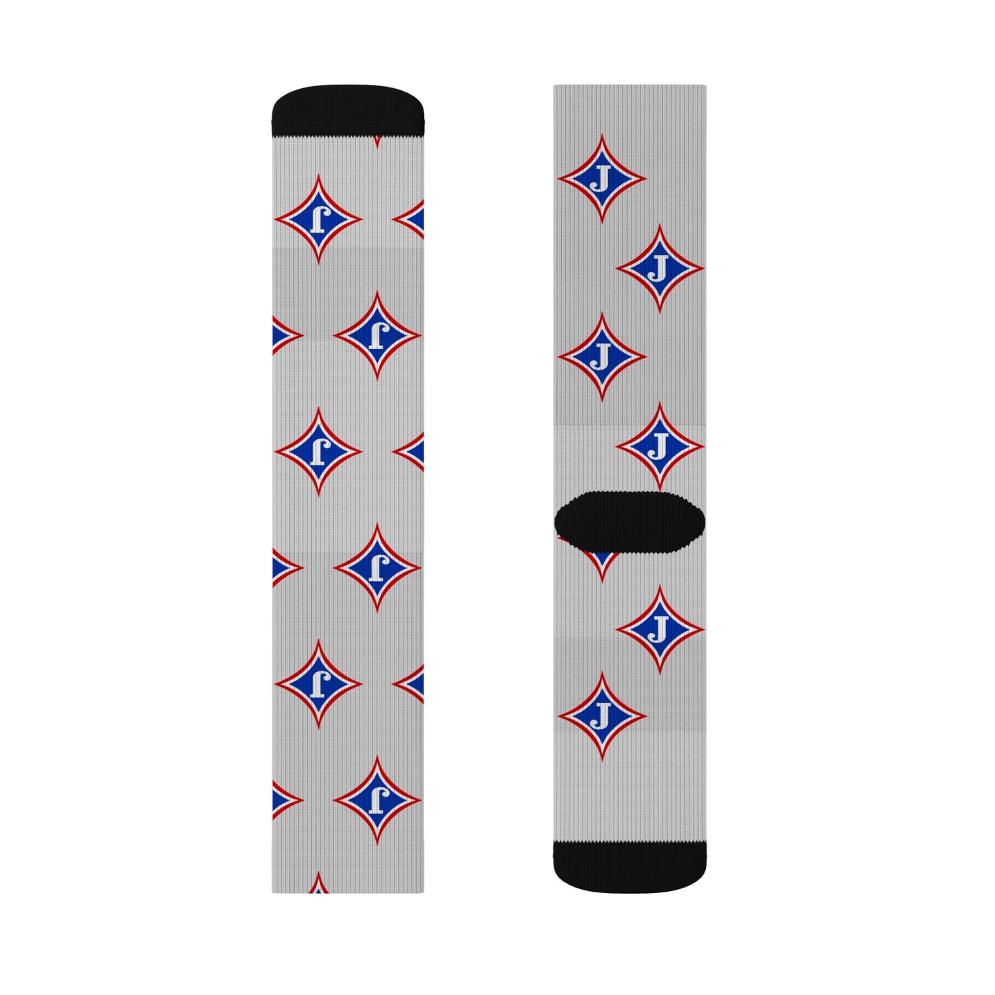 Jefferson J Diamond Crew Socks