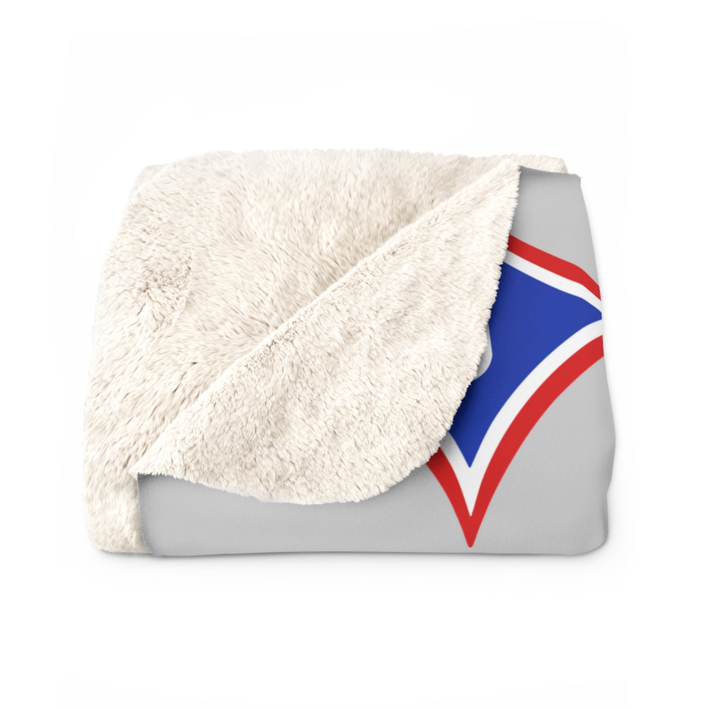 Jefferson J Diamond Sherpa Fleece Blanket