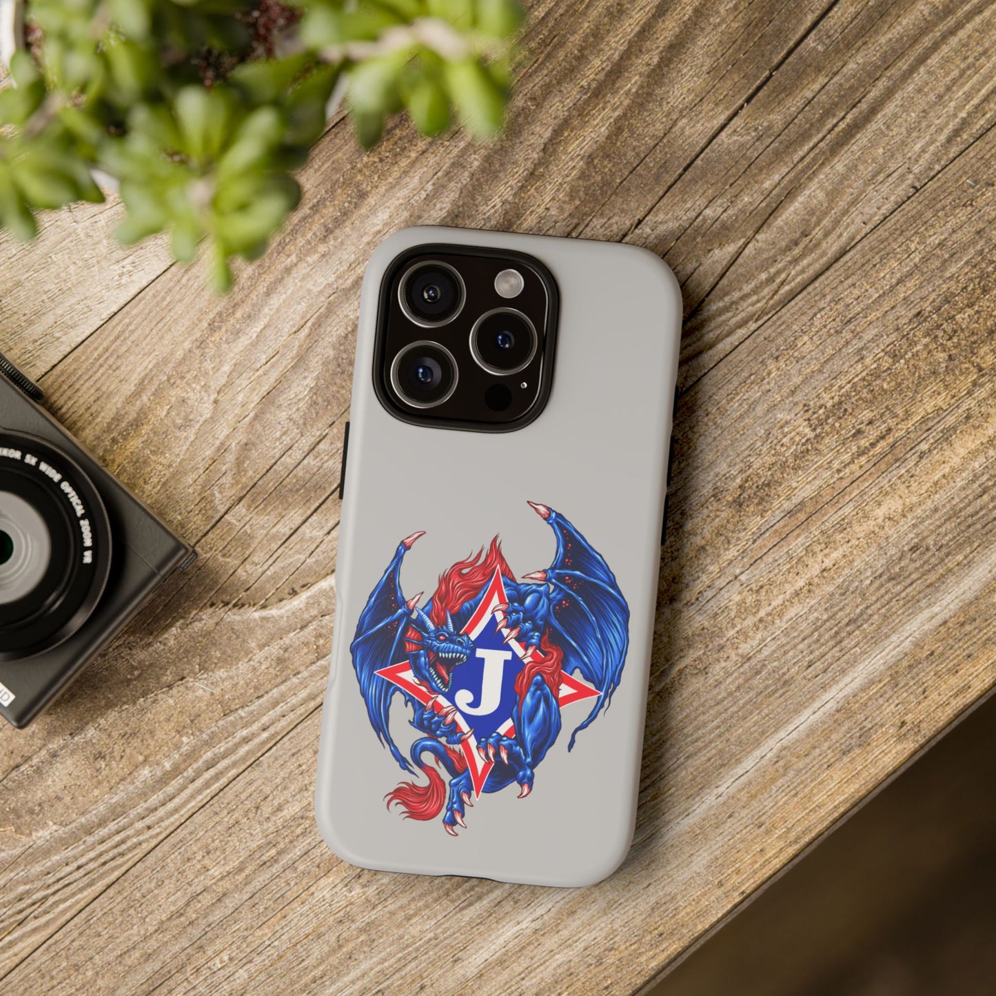 Exclusive Dragon J Personalized Tough Phone Case (Add Your Name)
