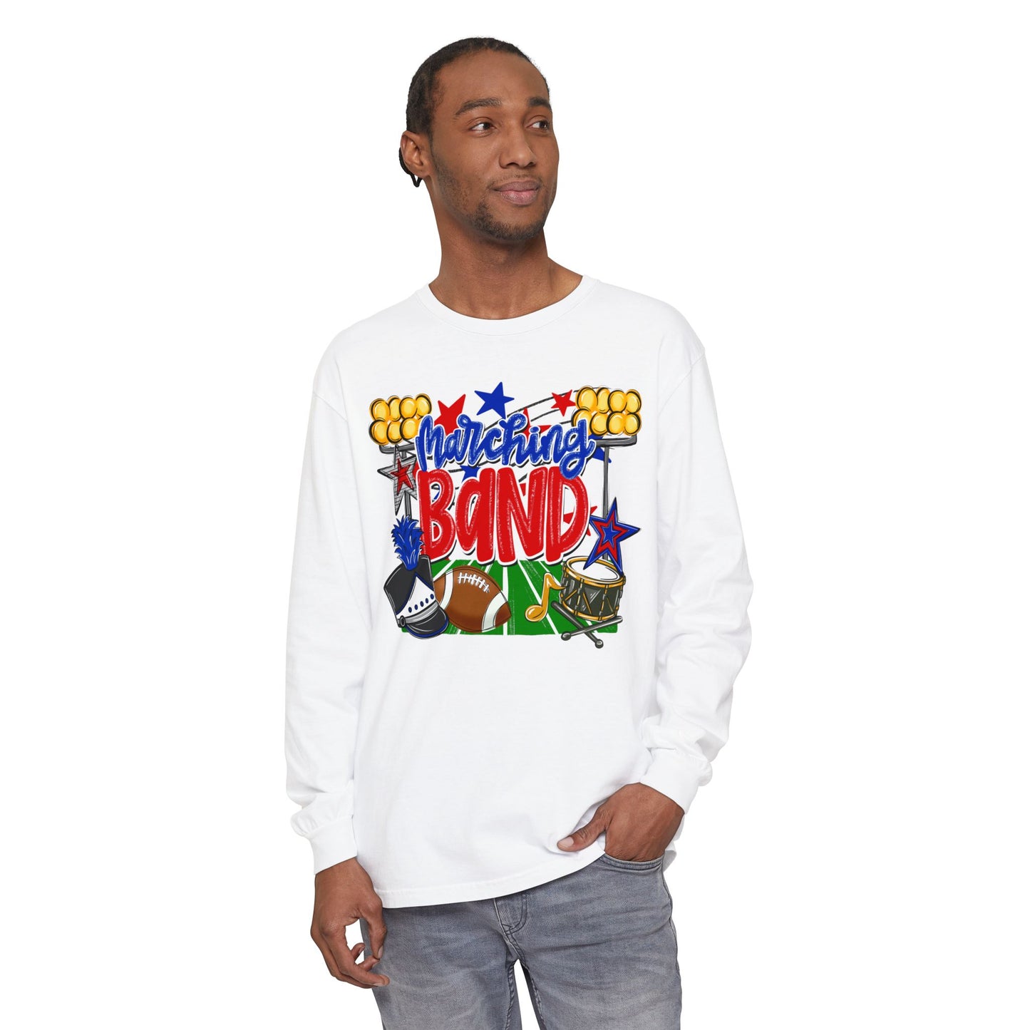 Marching Band Long Sleeve Tee (Comfort Colors)