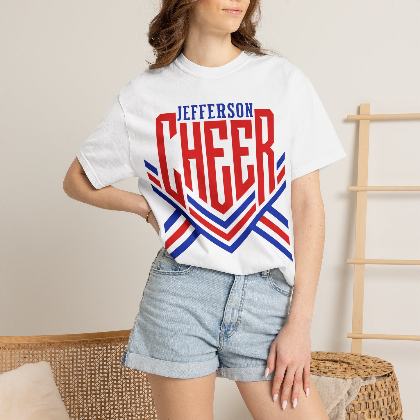 Jefferson Cheer Short Sleeve Tee (Comfort Colors)