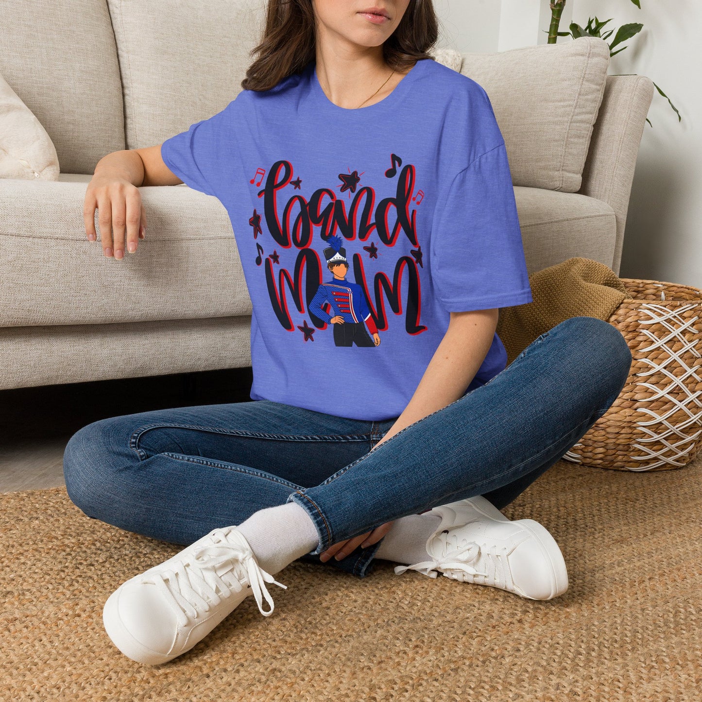 Band Mom Red Boy Short Sleeve Tee (Gildan)