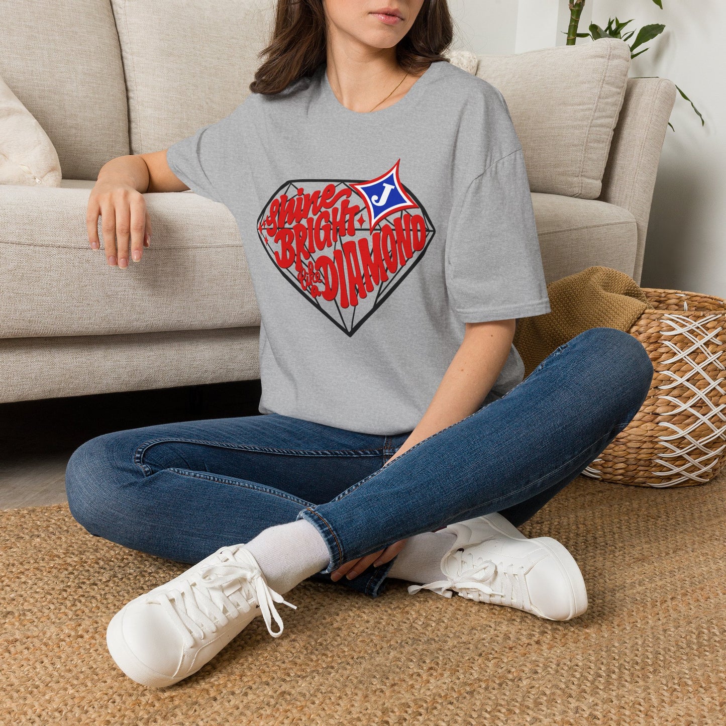 Shine Bright Like A Diamond Short Sleeve Tee (Gildan)