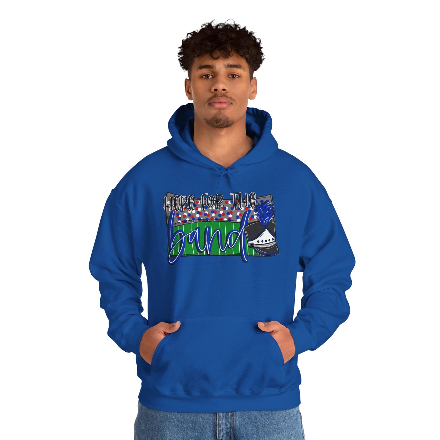 Here For The Band Unisex Hoodie (Gildan)