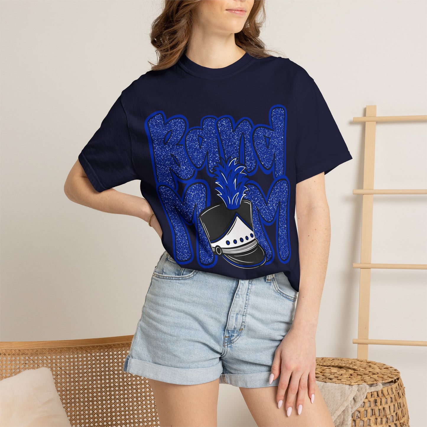 Band Mom Hat Short Sleeve Tee (Comfort Colors)
