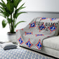 Jefferson J Diamond Sherpa Fleece Blanket