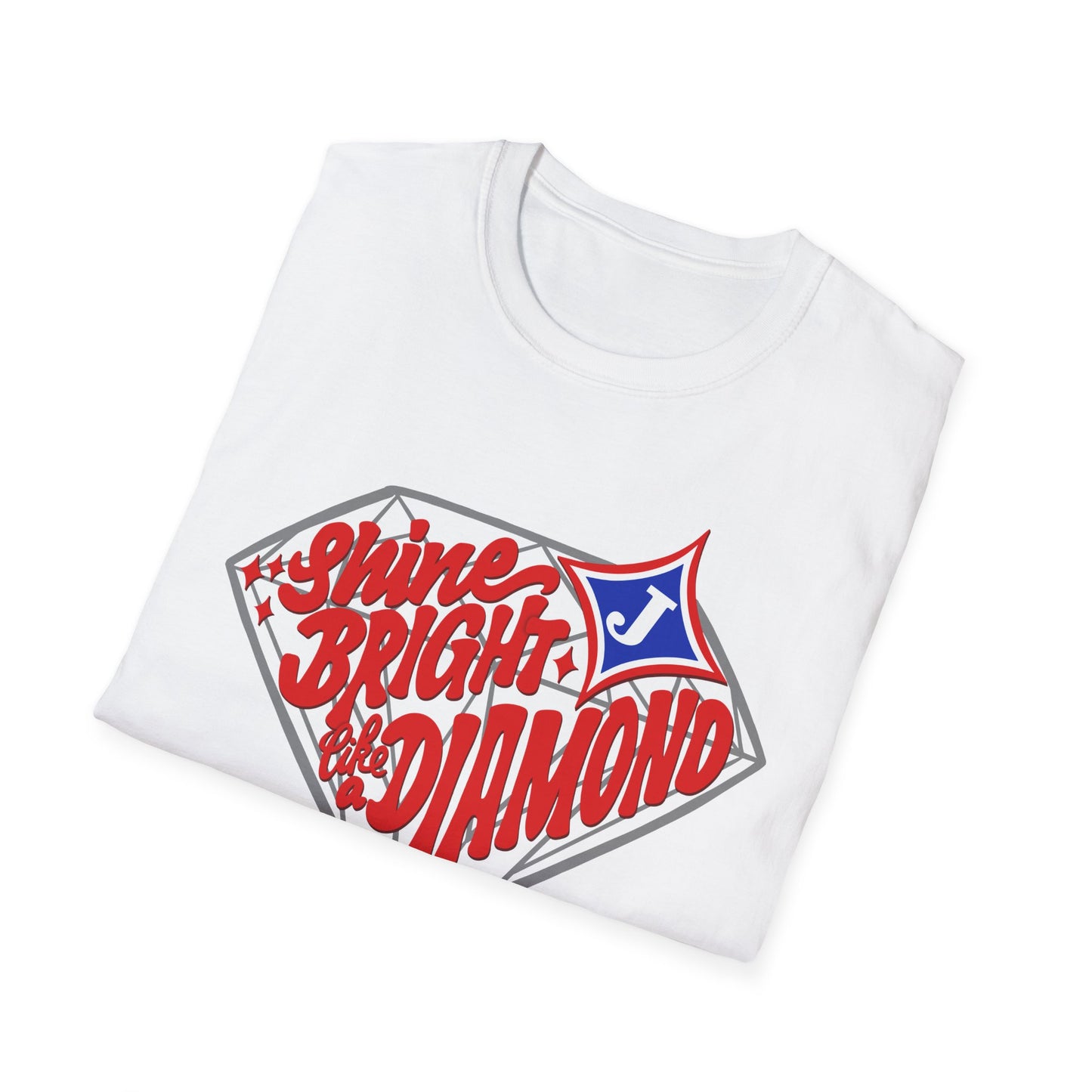 Shine Bright Like A Diamond Short Sleeve Tee (Gildan)