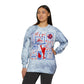 Cheer Icon Grid Tie Dye Sweatshirt