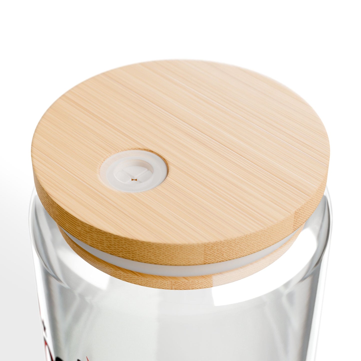 Band Mom Red Girl Sipper Glass — 16oz Reusable Tumbler with Bamboo Lid