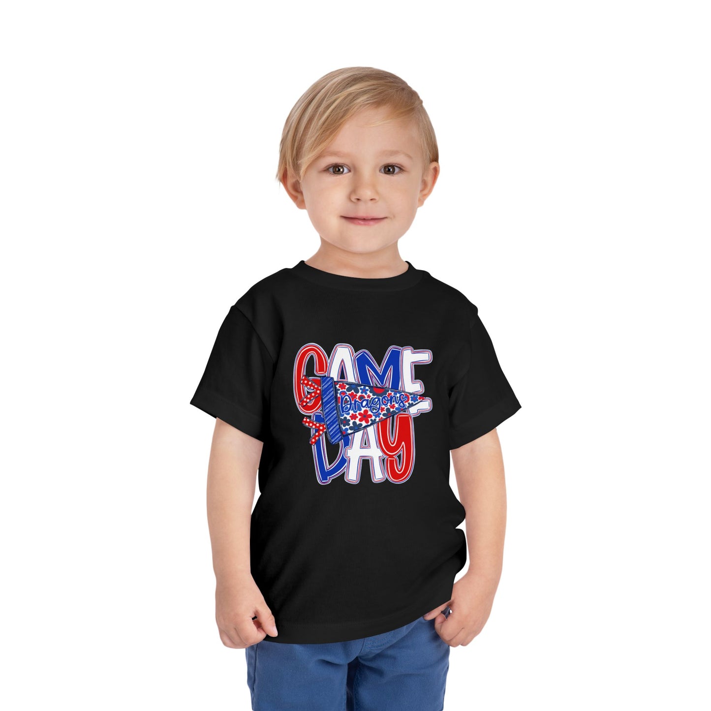Game Day Dragons Toddler Short Sleeve Tee