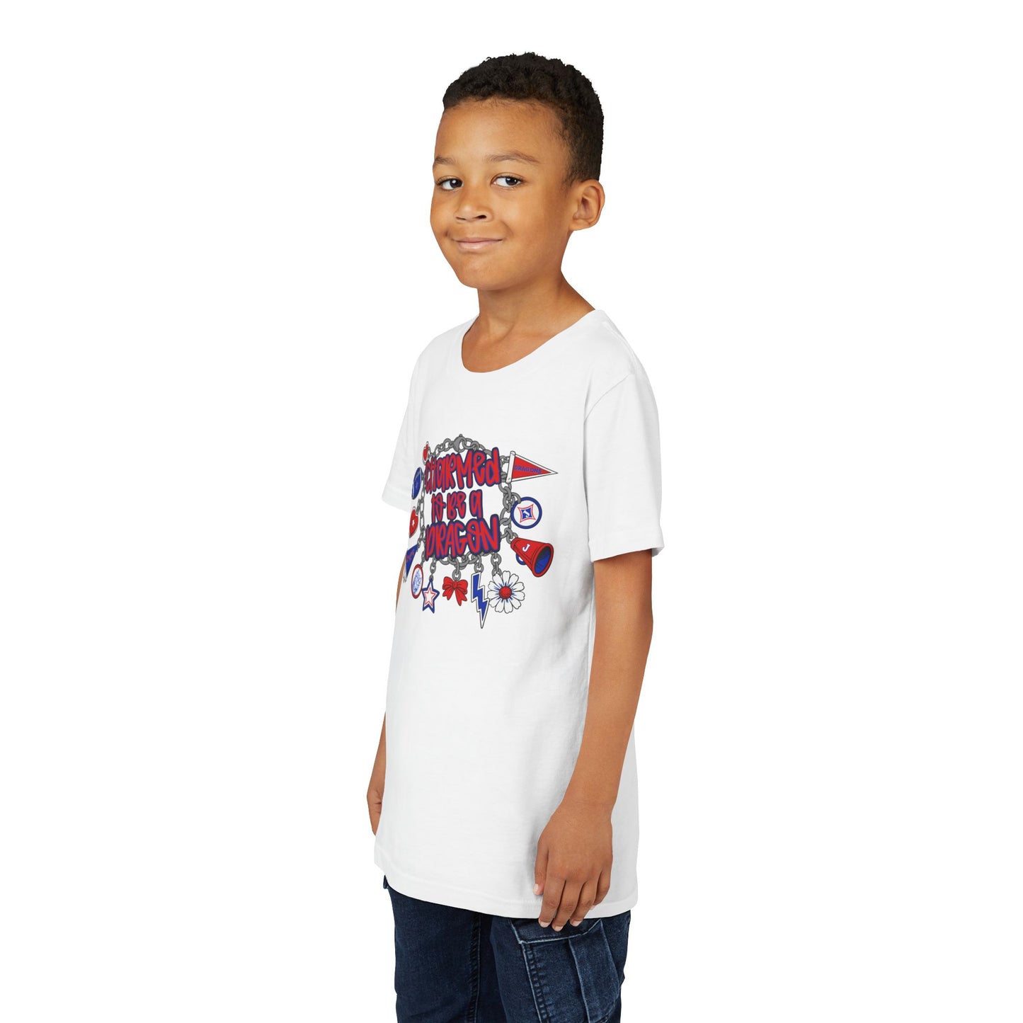 Charmed To Be A Dragon Youth Short Sleeve Tee