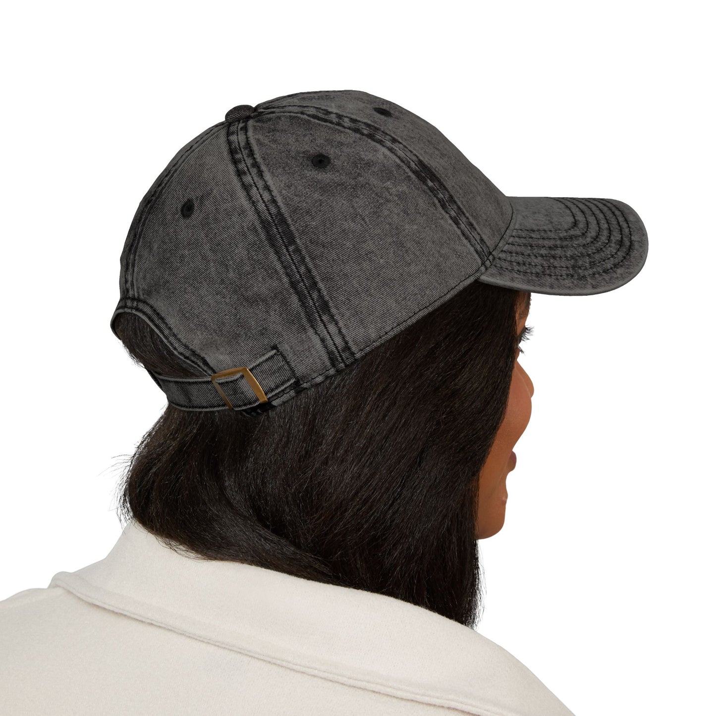 Jefferson J Diamond Vintage Embroidered Baseball Cap