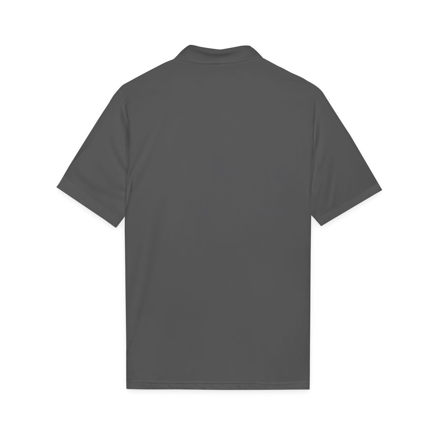 Embroidered Jefferson Diamond Shirt — Classic White Performance Golf Polo